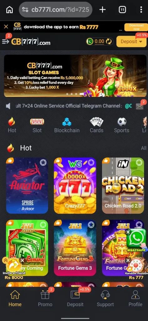 Cb777 Game is an online mobile gaming platform that offers various games and reward-based activities. The app is designed for users who enjoy casual gaming and want a simple mobile experience.
