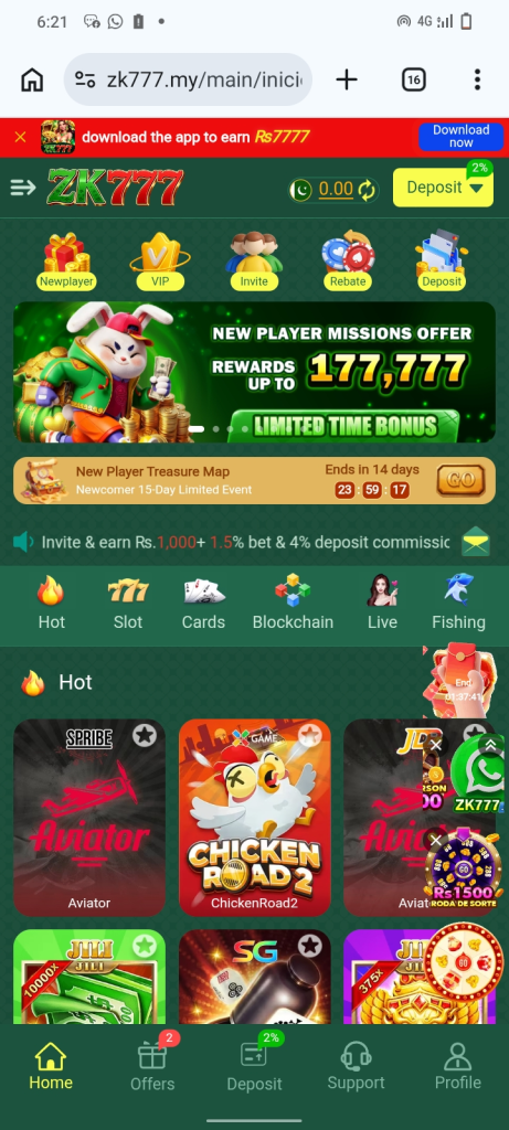 Zk777 Game is becoming a familiar name among mobile gaming users who enjoy online entertainment and reward-based gameplay